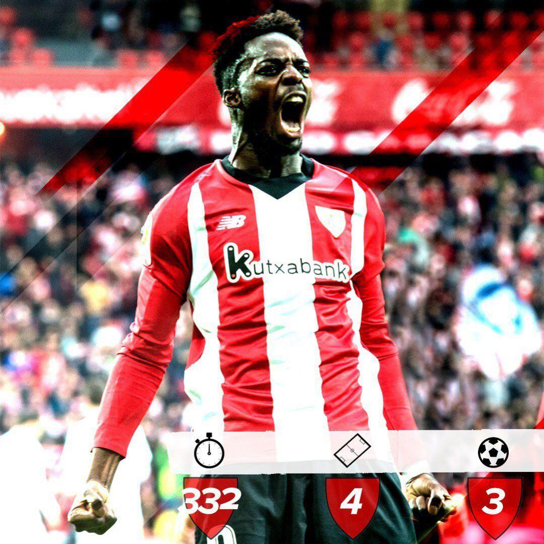  Iñaki Williams, Santander Ligako urtarrileko jokalari onena. 
 Iñaki Williams Athletic Club taldeko aurrelariak Santander Ligako urtarrileko jokalari onenaren saria jasoko du igandean, otsailaren 10ean, Bartzelonaren aurkako partidaren atarikoan, San Mamesen. Kerman Lejarraga boxeolariak emango dio saria Bilboko jokalariari, talde zurigorriak jakinarazi duenez.
 
 PAÍS VASCO ESPAÑA EUROPA VIZCAYA DEPORTES
 ATHLETIC CLUB
 