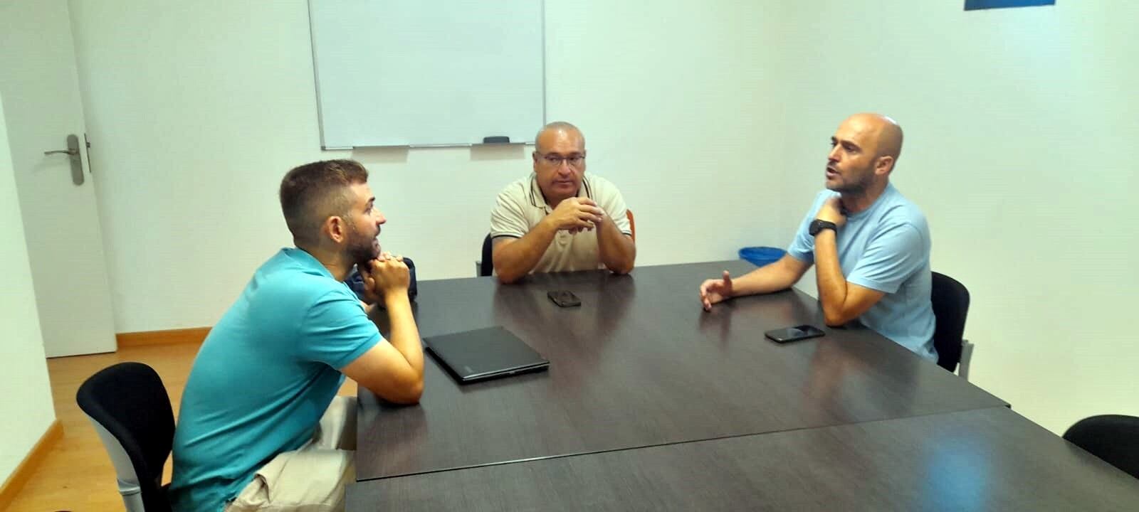 Reunión de trabajo en el Ayuntamiento de Huércal-Overa.