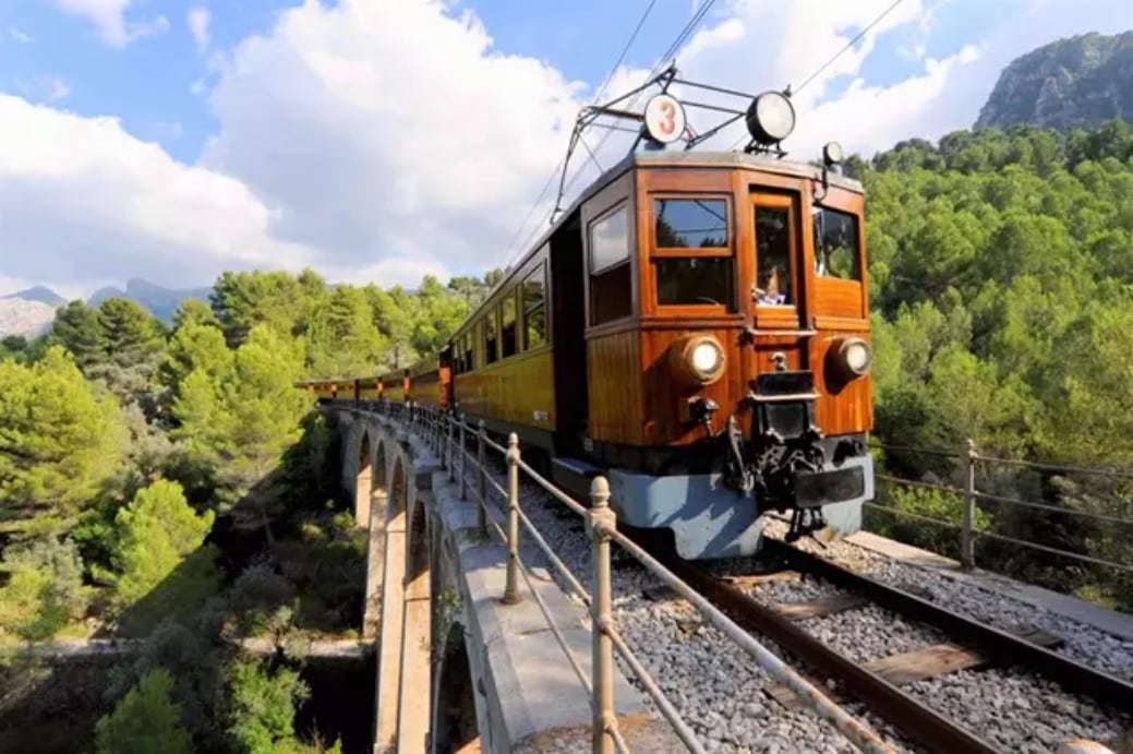 Imagen de archivo del tren de Sóller.