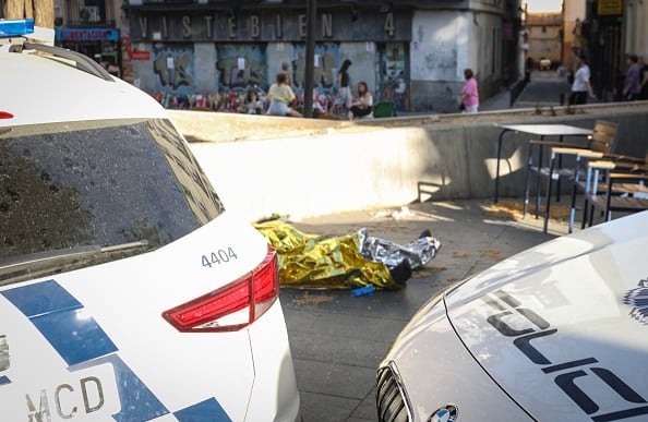 Un fallecido por golpe de calor el pasado 7 de julio en la plaza de Tirso de Molina (Madrid)