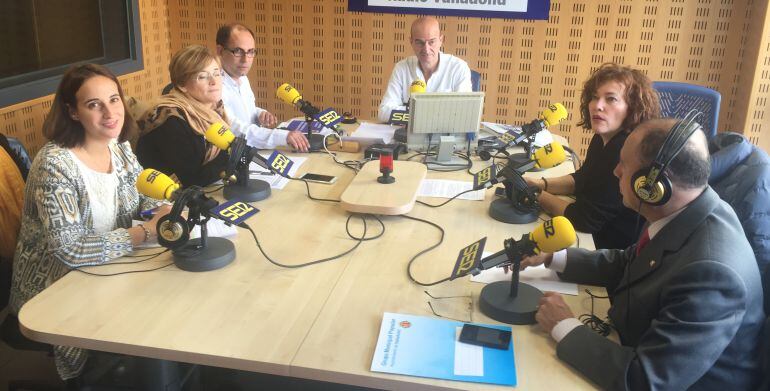 Los concejales, en los estudios de la SER