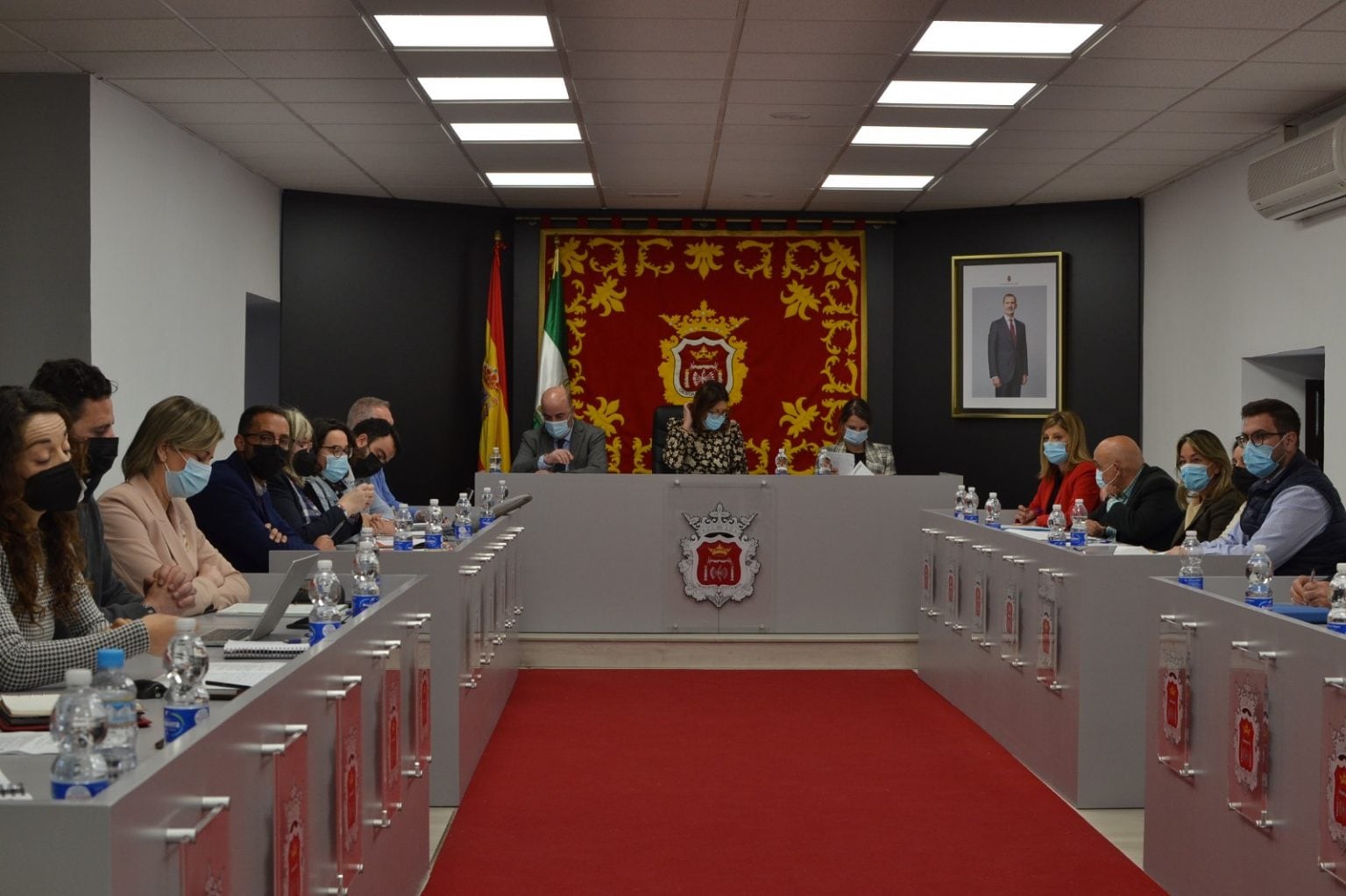 Momento del pleno ordinario en el que se ha acordado la aprobación provisional de la innovación del PGOU