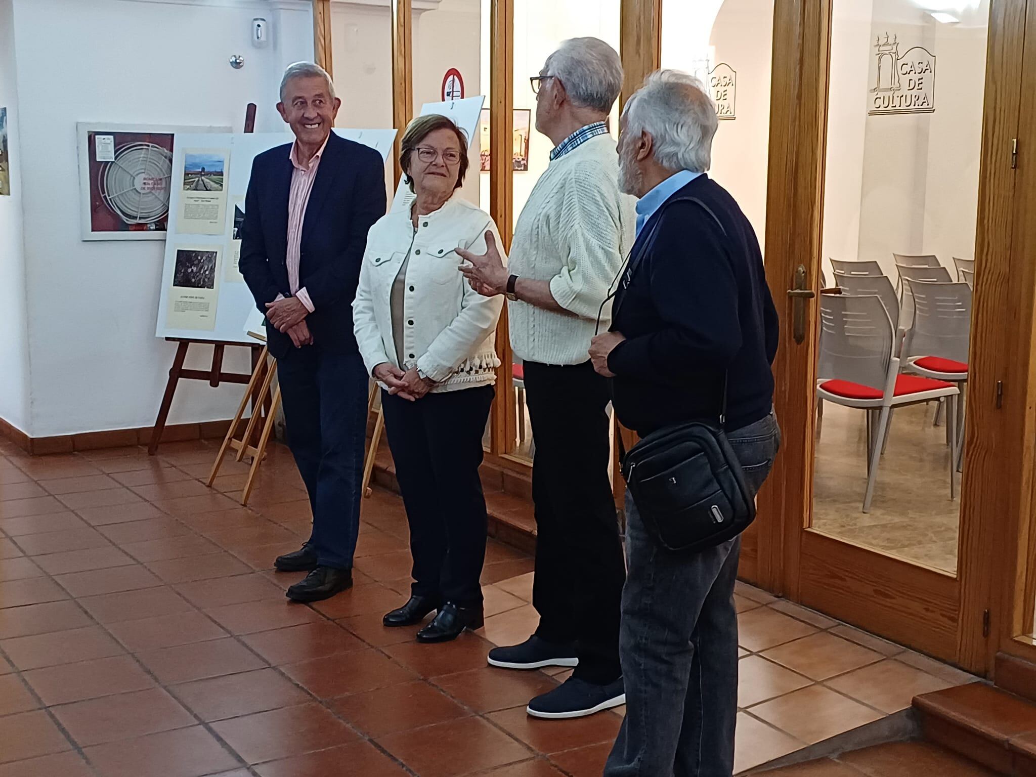 Momento de la inauguración de la exposición