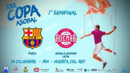 El Ademar y el Barcelona abrirán la Copa Asobal