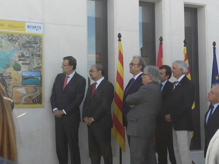 La inauguración de San Salvador ha supuesto el primer encuentro entre el presidente del gobierno, Mariano Rajoy, y el aragonés, Javier Lambán