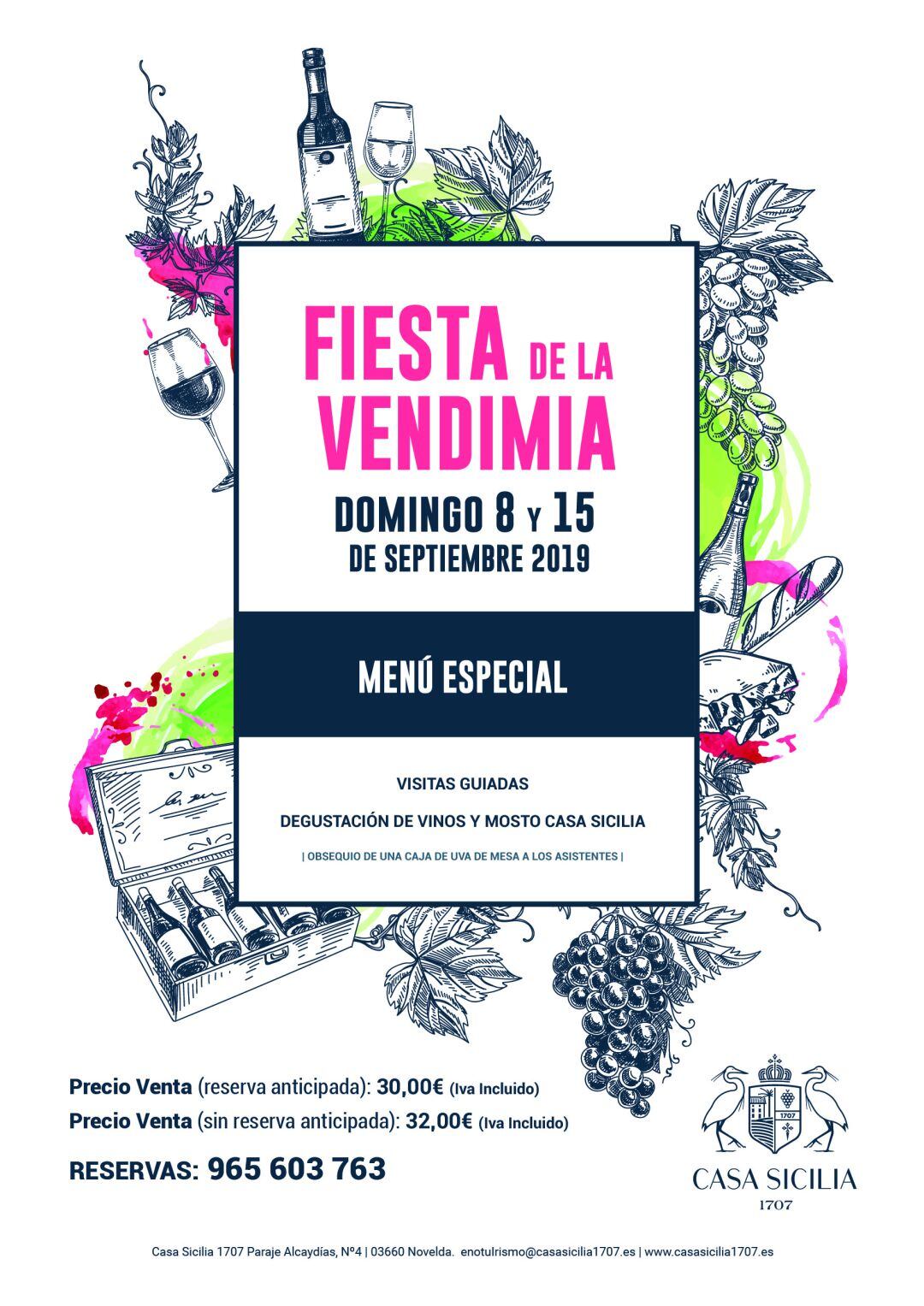 Fiesta de la Vendimia en Casa Sicilia 