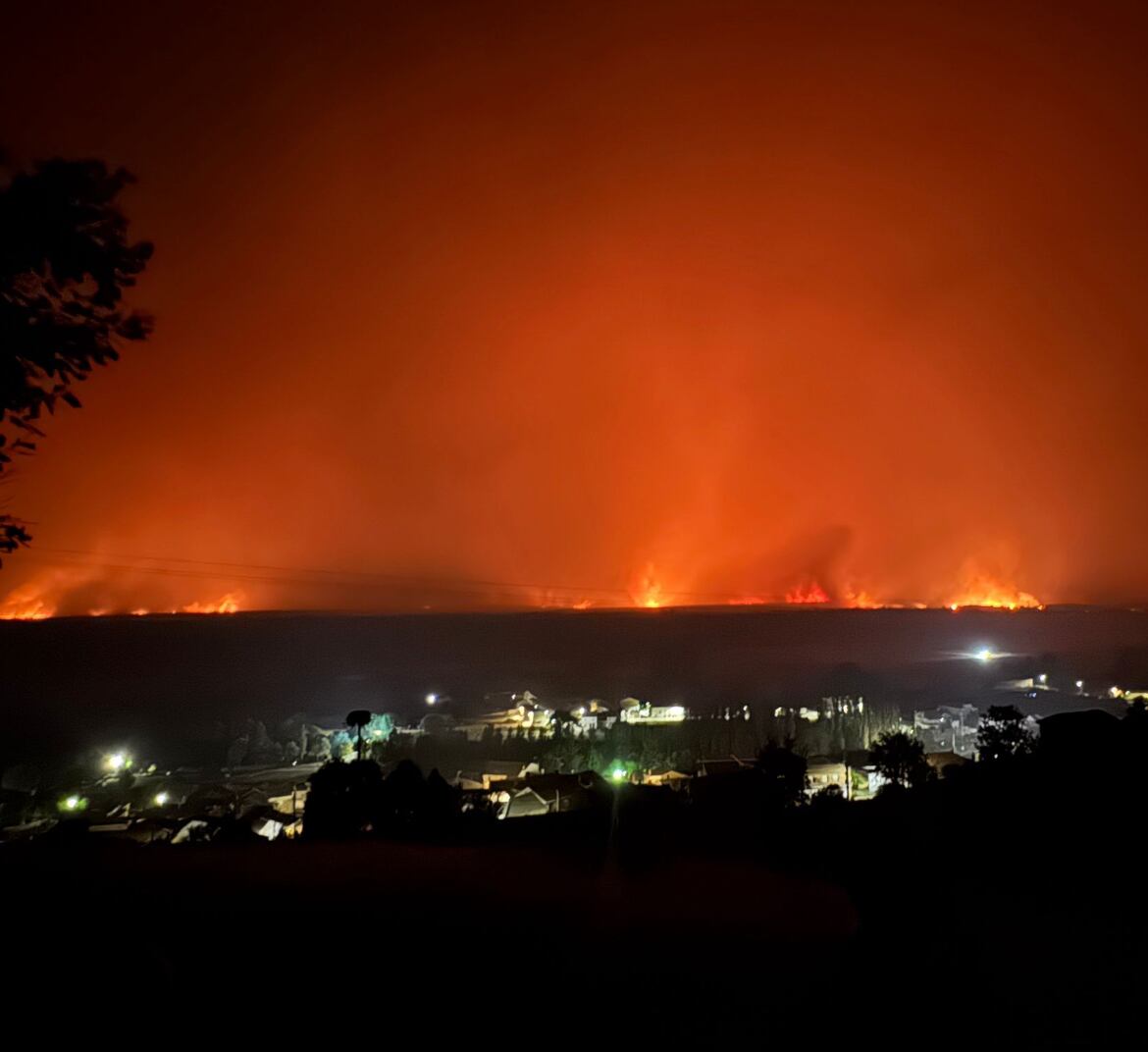 Aspecto que presentaba anoche Guardo