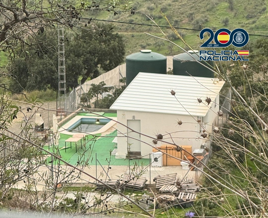 Lugar en el que los detenidos había establecido su centro de operaciones en la Axarquía