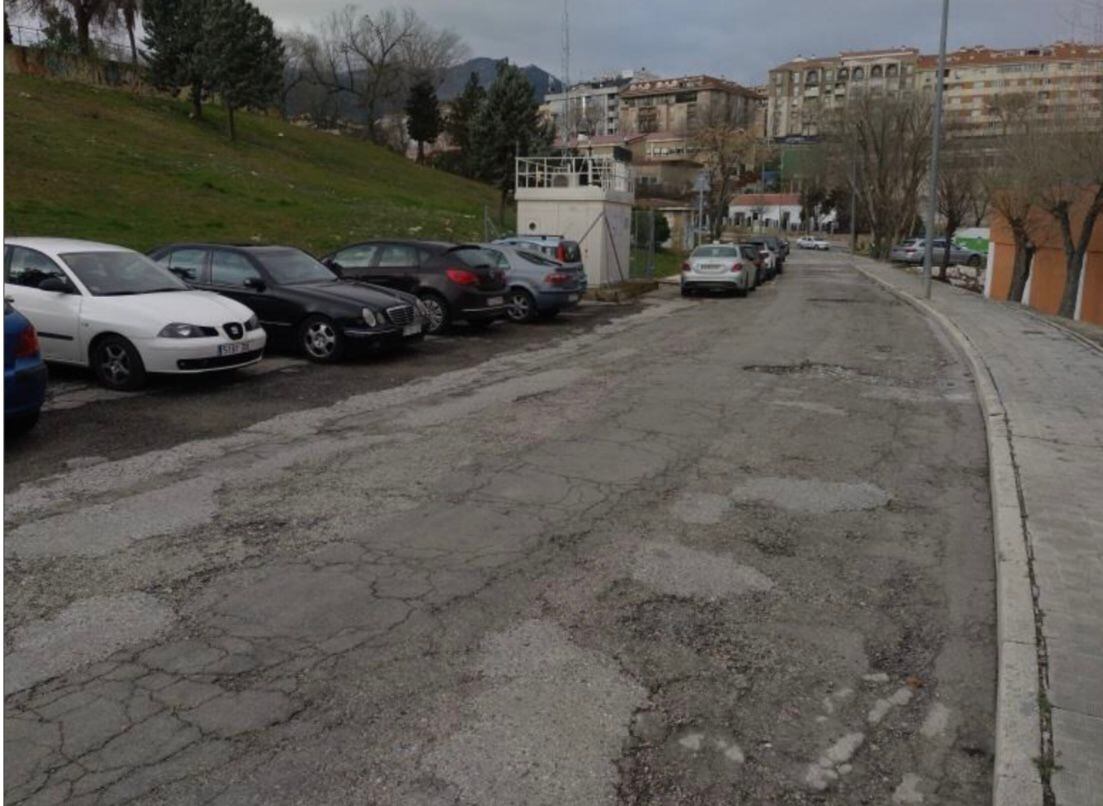 Calle Ronda del Valle, una de las vías en las que se intervendrá.