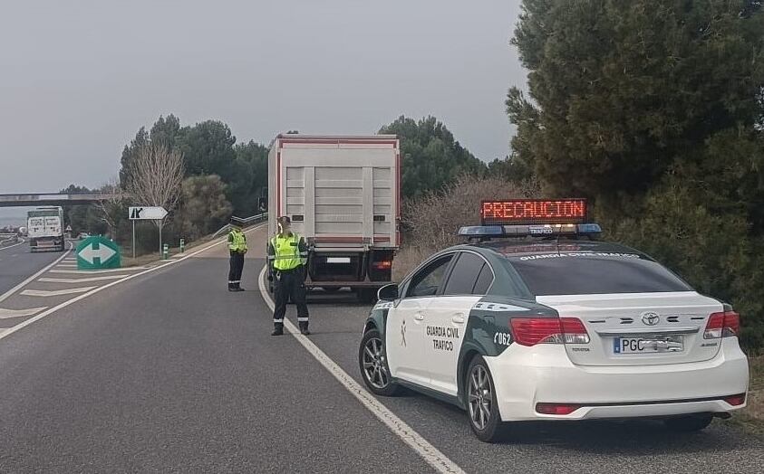 Imagen de archivo del lugar del accidente en la A-132