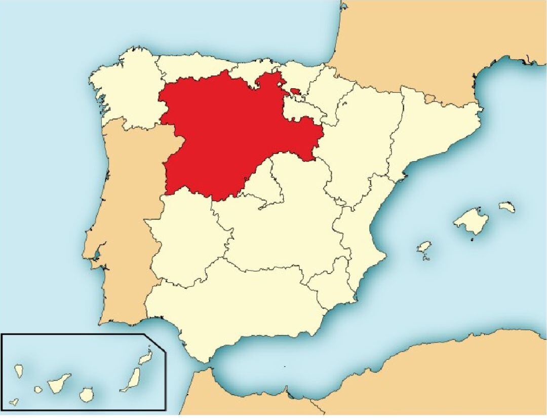 Mapa de Castilla y León