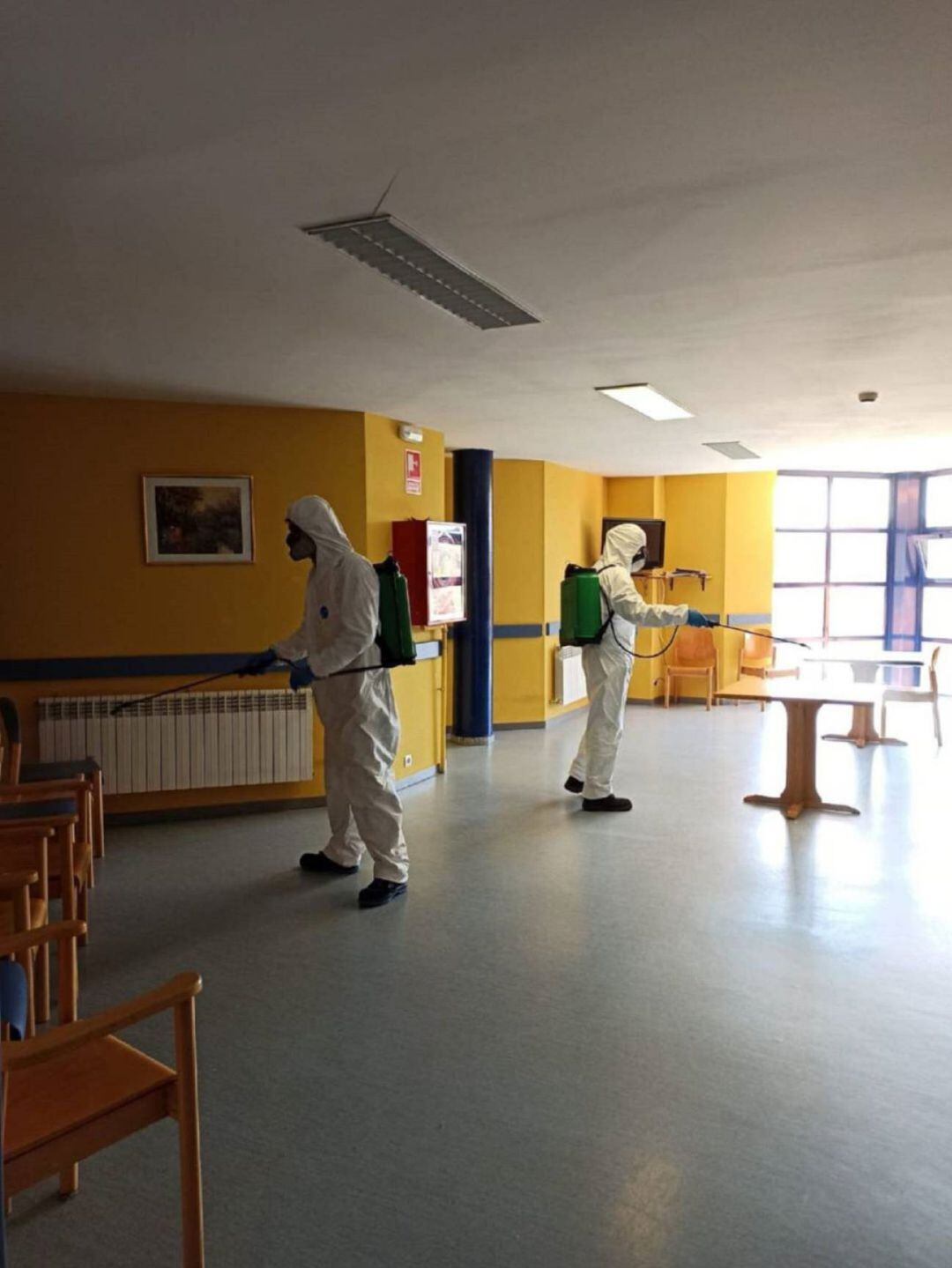 La Diputación de Palencia reactiva el servicio de desinfección de residencias