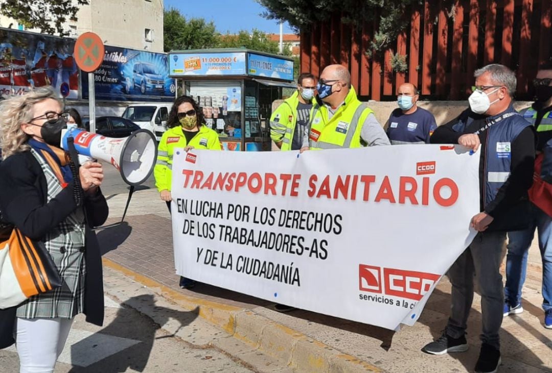 Concentración este lunes a las puertas del Hospital de Albacete