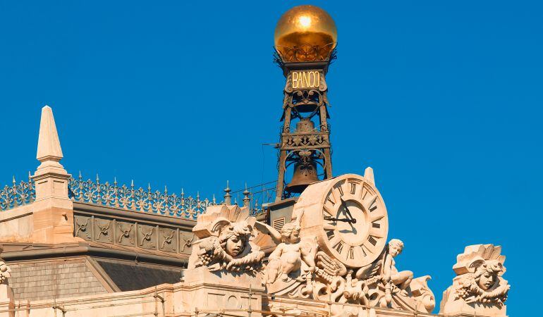 Fachada del Banco de España.