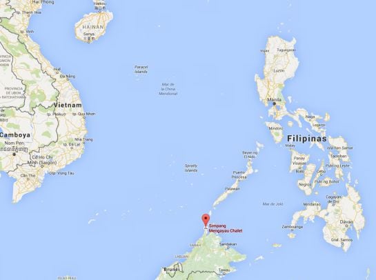 Los dos españoles han sido localizados a 2,8 millas naúticas al norte de Tanjung Simpang Mengaya, en la costa norte de Malasia.