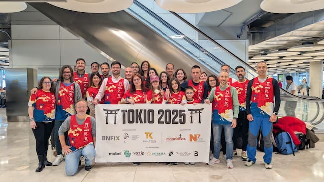 La expedición participante en Tokio