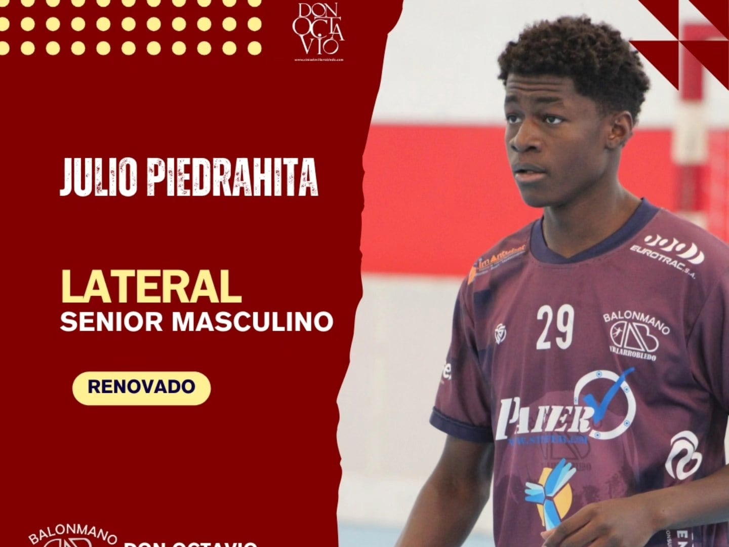 Renovación de Julio Piedrahita con el Don Octavio CAB Villarrobledo