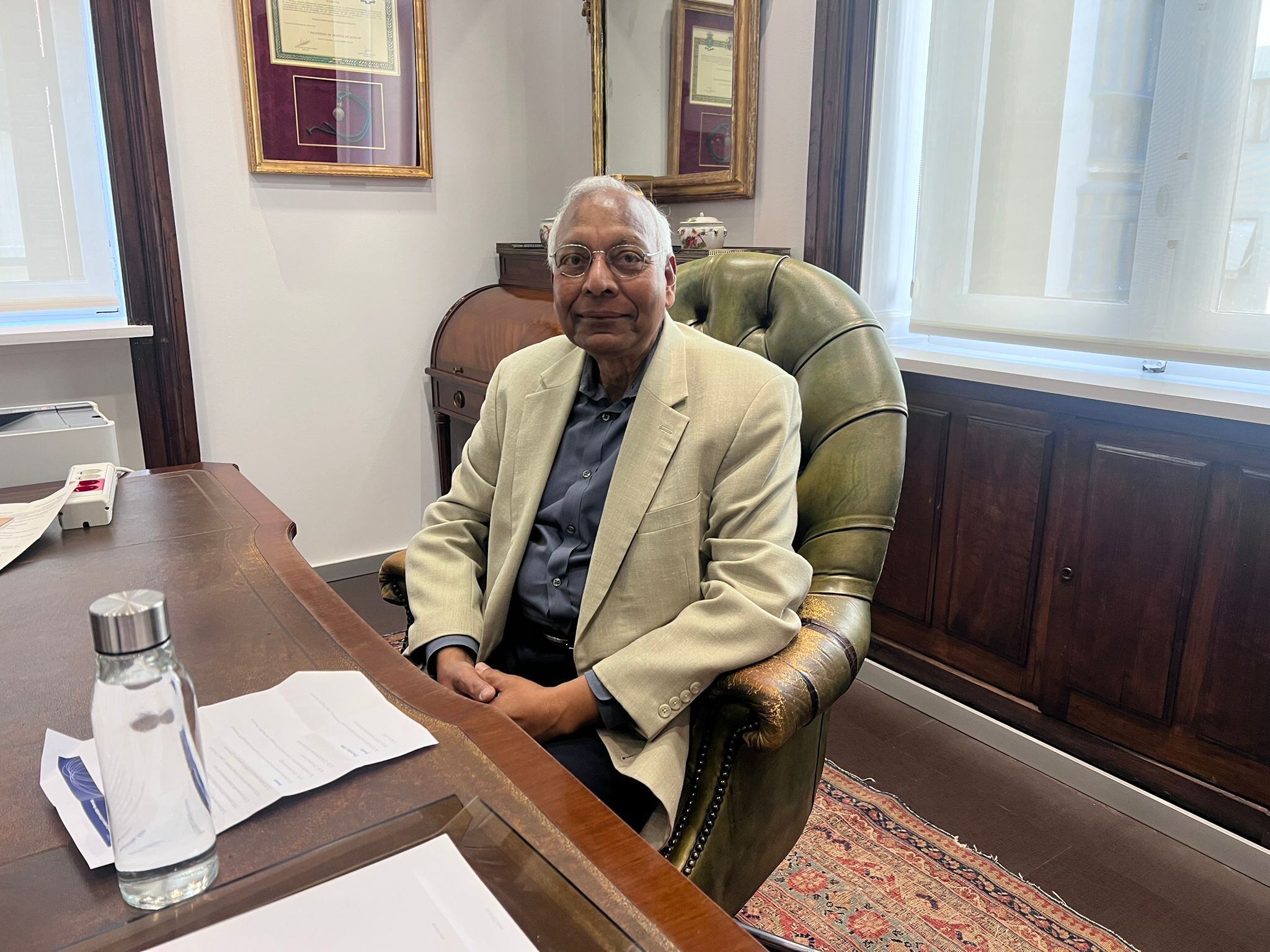 El Dr. Anil K. Jain recibió el Premio Fundación BBVA Fronteras del Conocimiento 2024, en la categoría de Tecnologías de la Información y la Comunicación