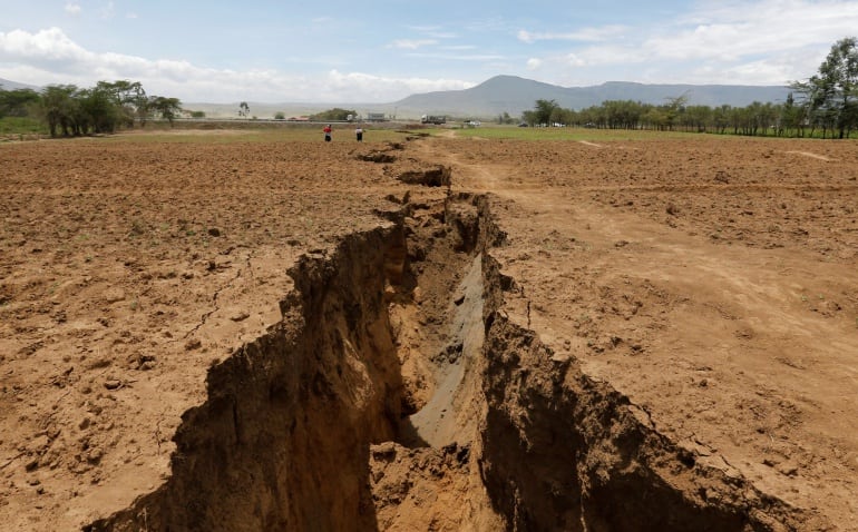 La grieta que está dividiendo a África en dos.