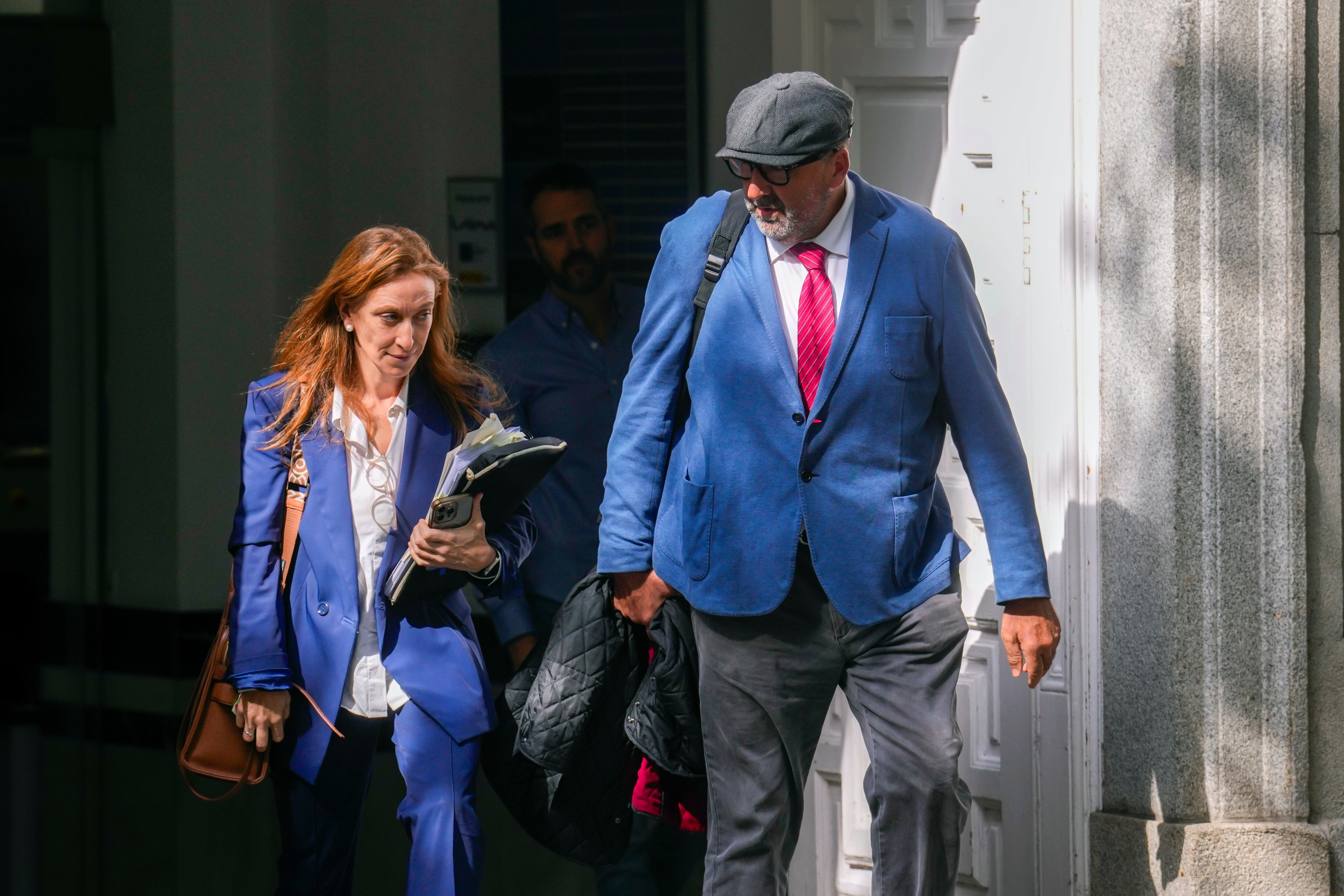 El exasesor ministerial Koldo García sale del Tribunal Supremo.