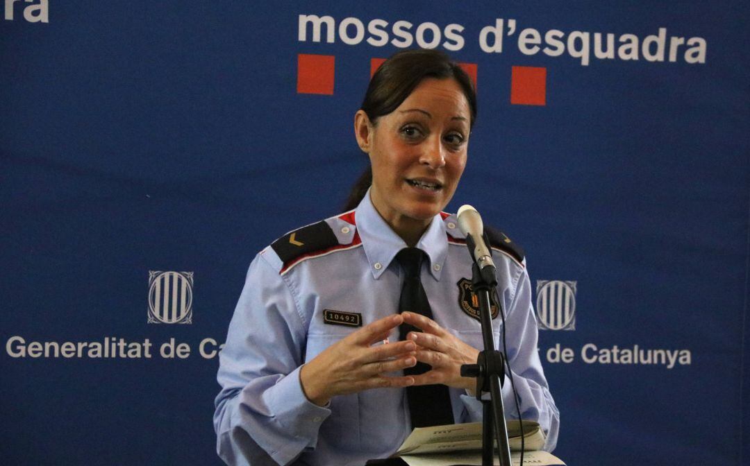 La caporal del Grup Central d'Atenció a la Víctima dels Mossos d’Esquadra, Andrea Garcia