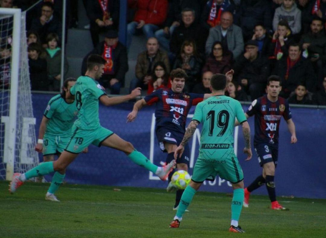 Imagen del partido entre el Yeclano y Algeciras