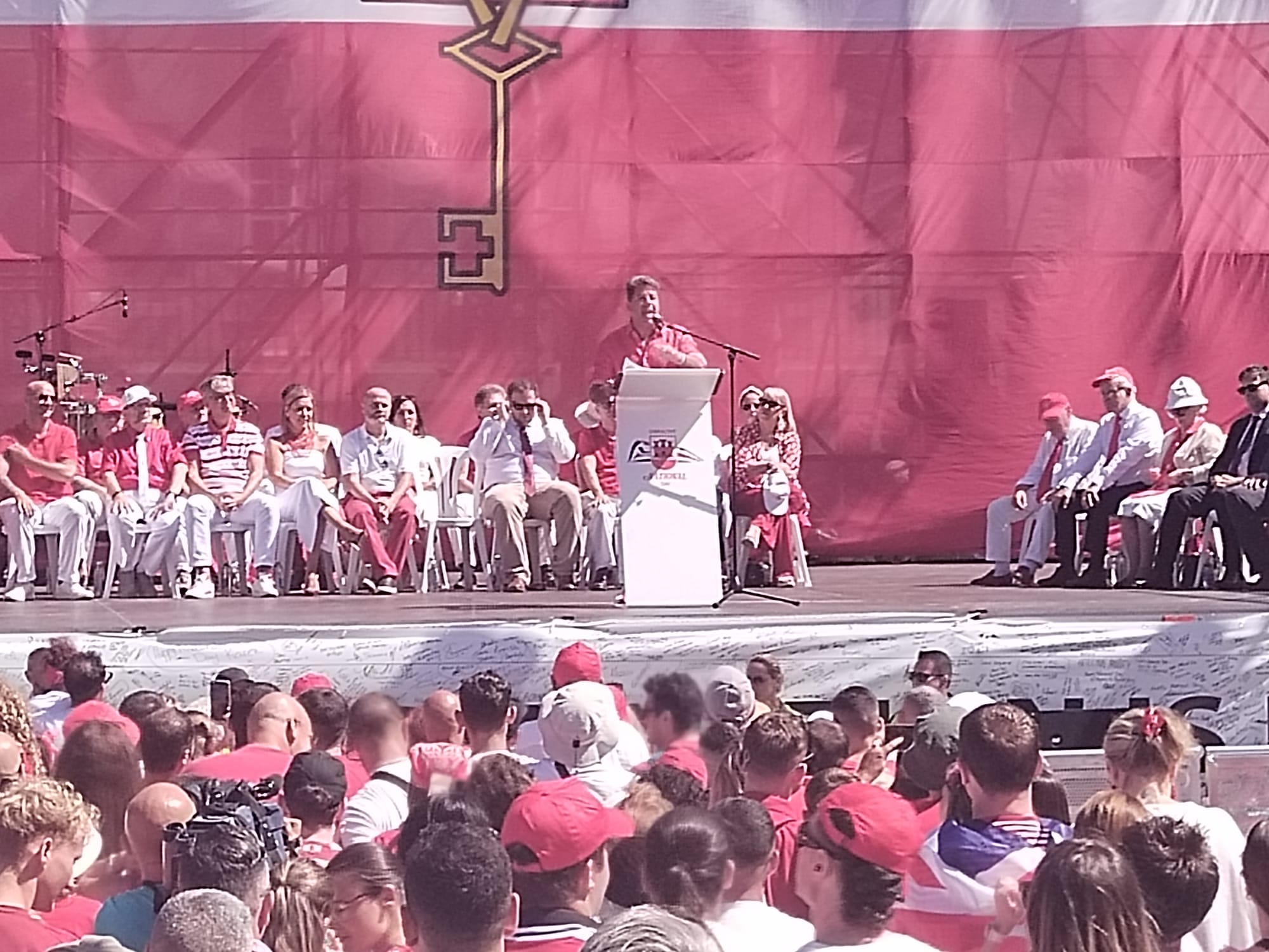 Picardo durante su discurso