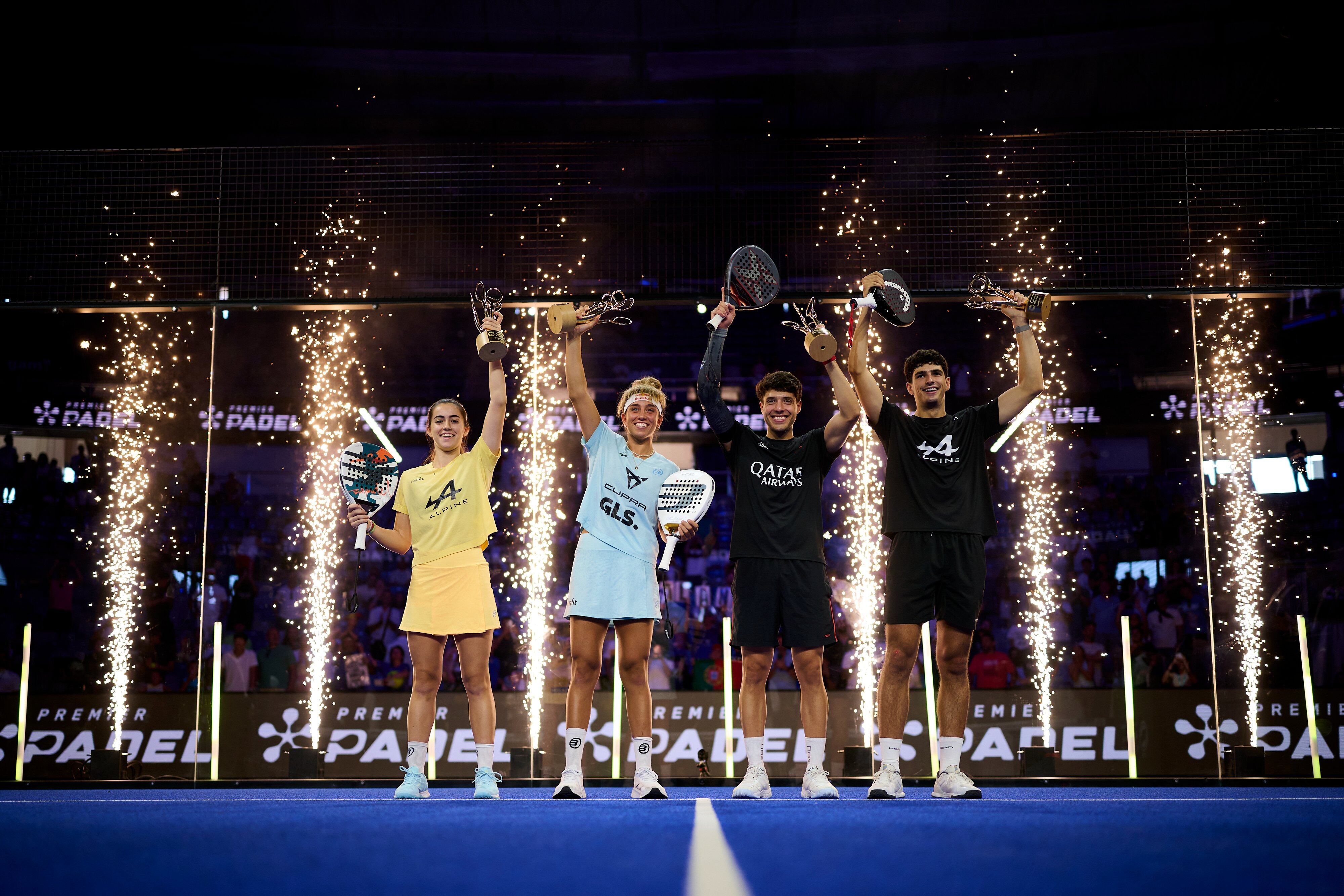 Los ganadores del Andalucía Premier Padel Málaga P1