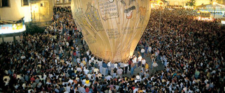 Suelta del Globo de Betanzos