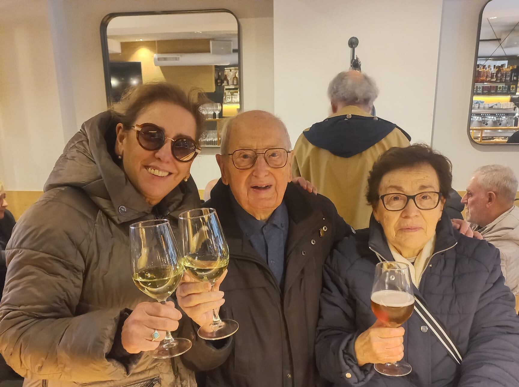 Mireia, Mateo y Josefina juntos