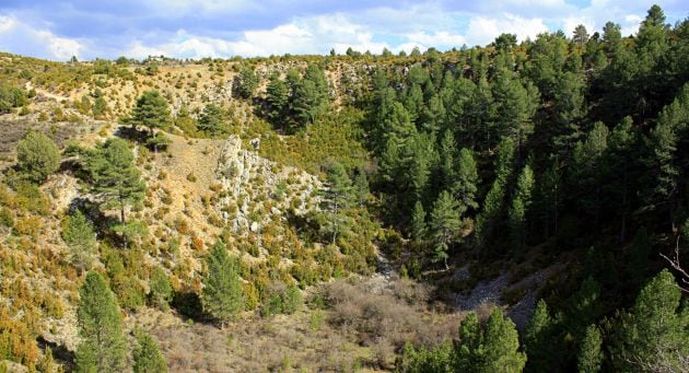 Este paraje de Lagunaseca está declarado Monumento Natural.