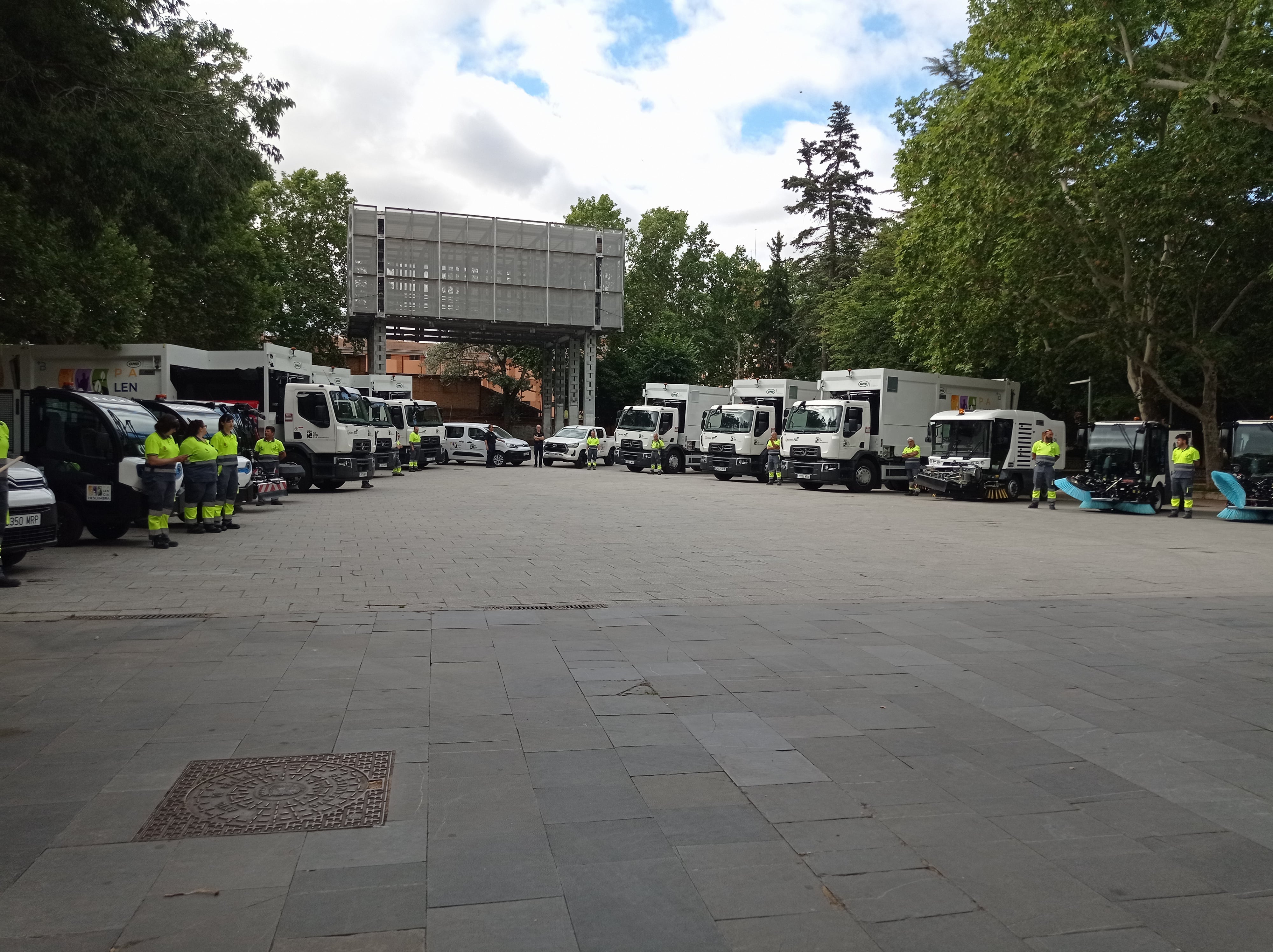 Nueva maquinaia del servicio de limpieza de Palencia