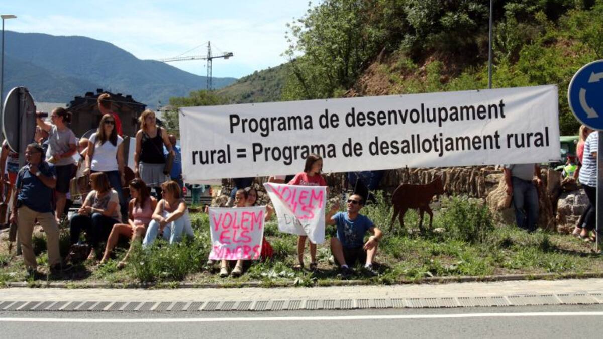 Diumenge de protestes al Pallars