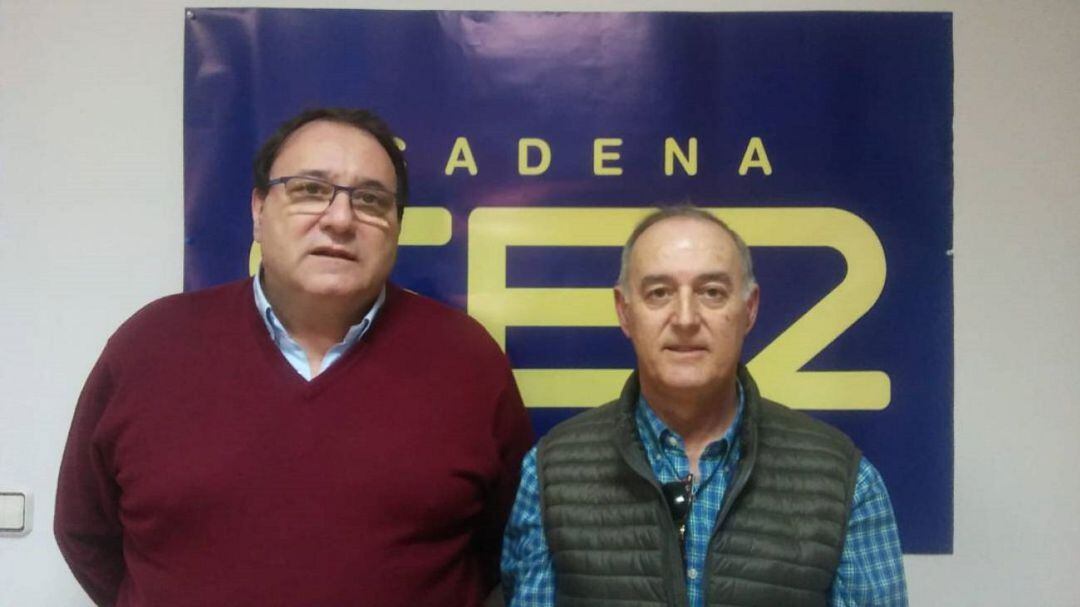Juan Carlos Bonilla y Javier Minuesa, impulsores de la Asociación de Lucha Contra el Cáncer de Motilla