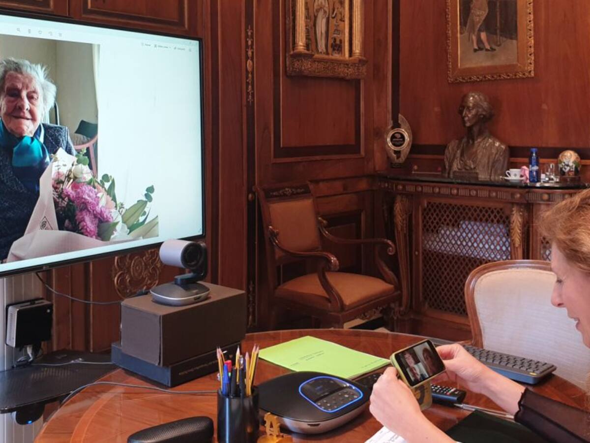 La mujer más longeva del Grau de Castelló, Teresa Castell, cumple 104 años