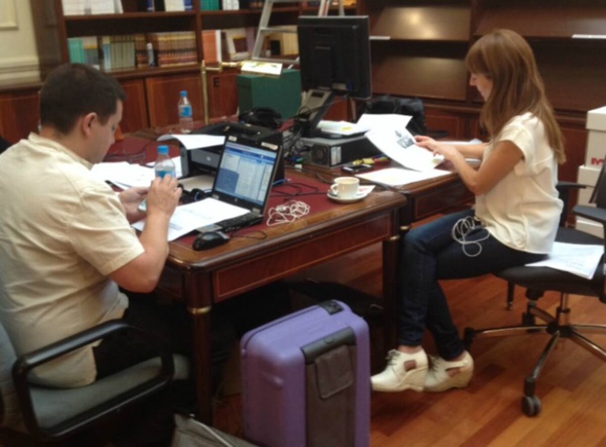 Macarena Berlín y su equipo se preparan para el comienzo del programa