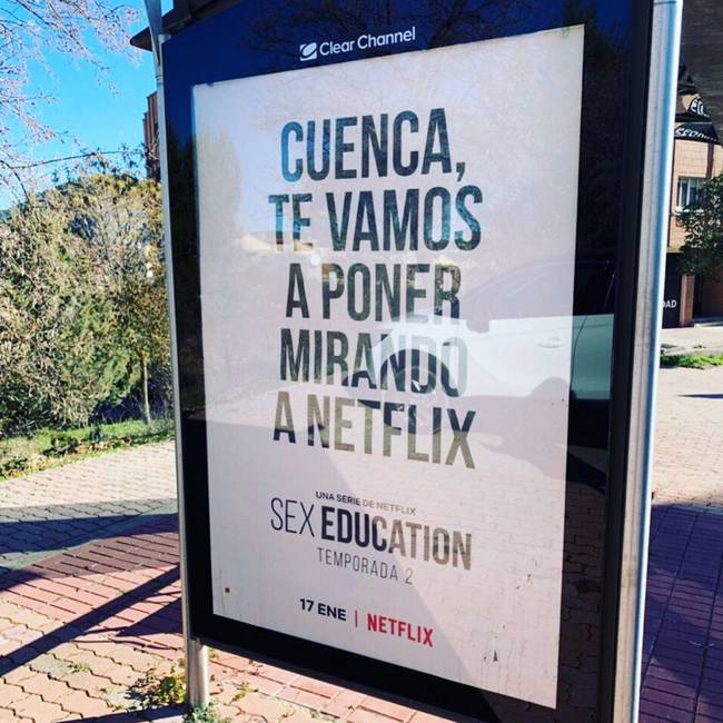Campaña de Netflix en Cuenca