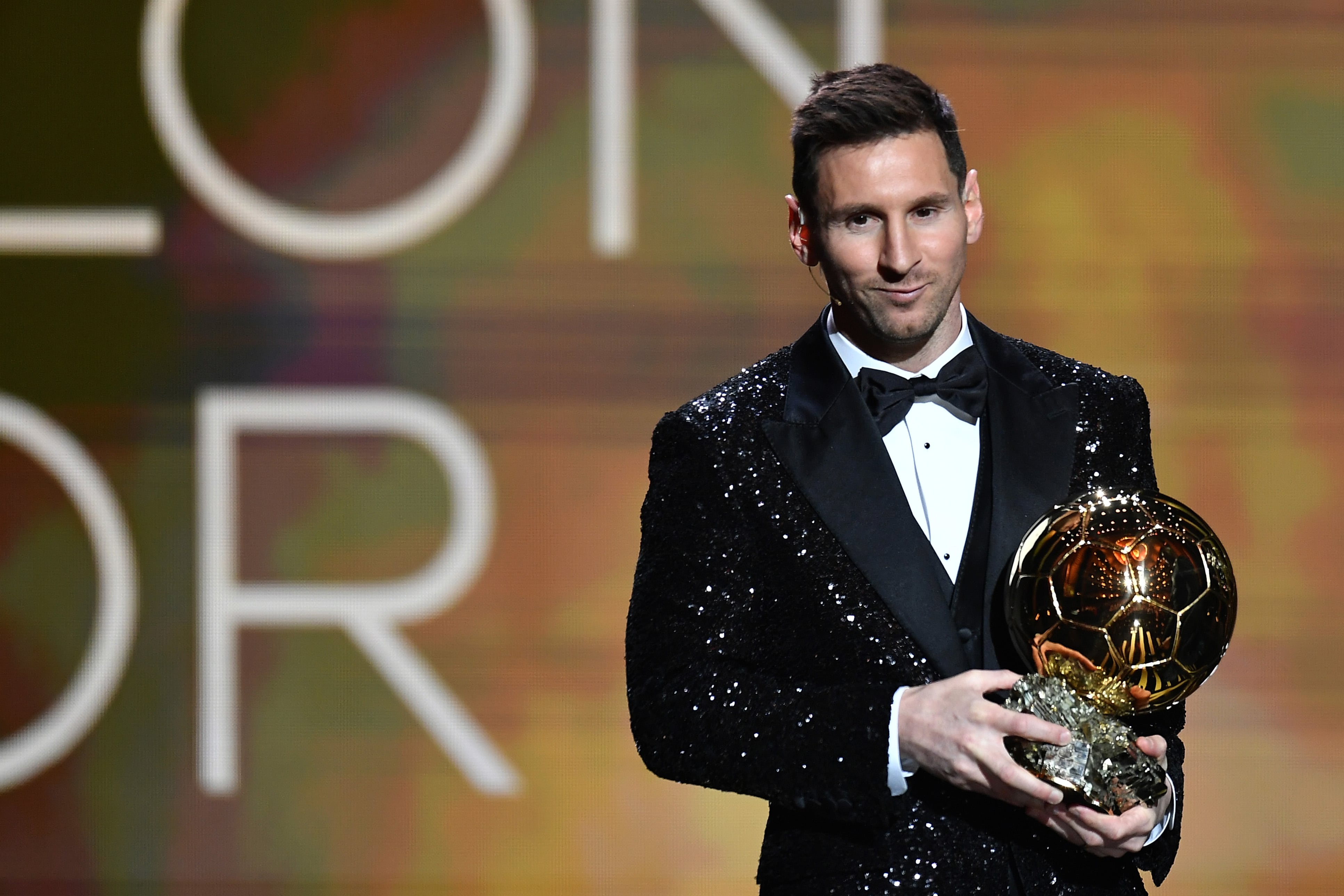 Leo Messi amb la setena Pilota d&#039;Or