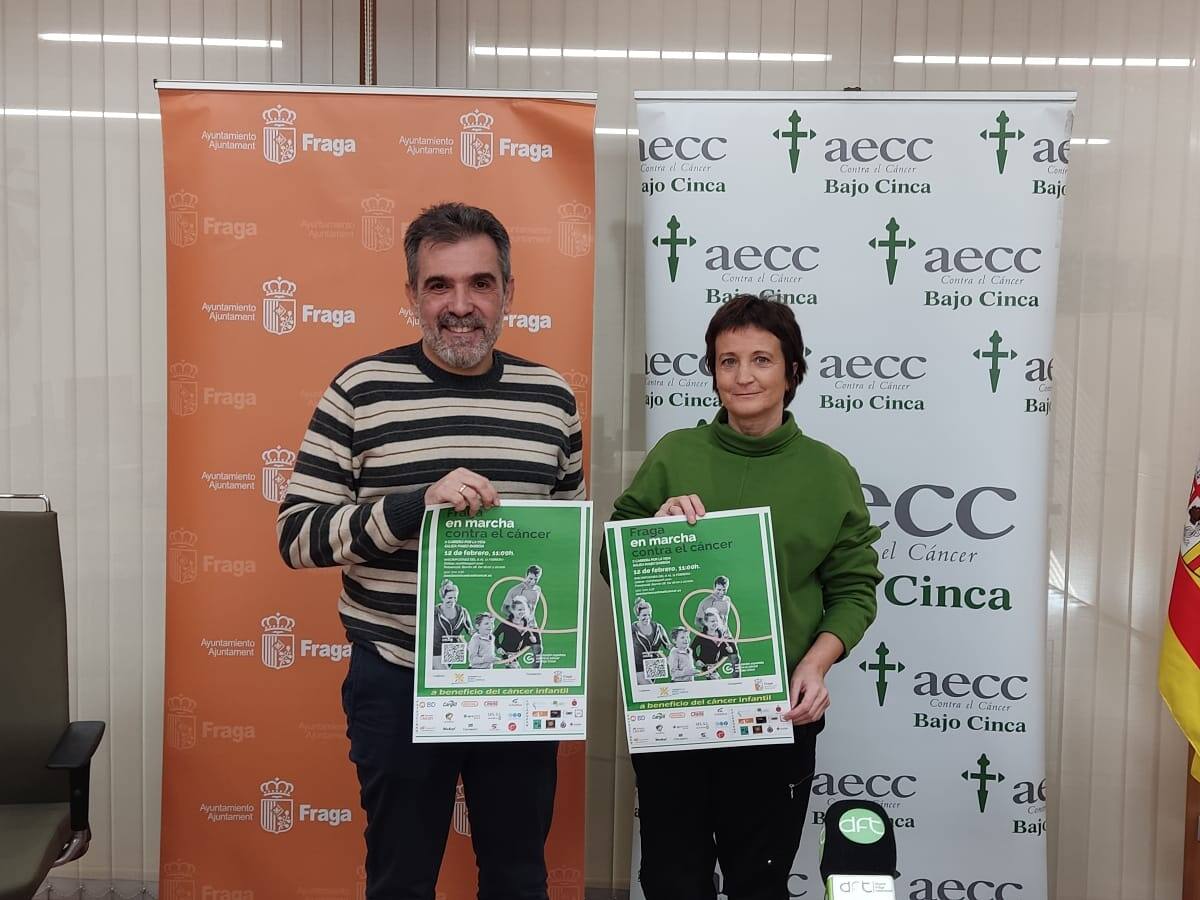 La Carrera por la Vida teñirá de verde las calles de Fraga