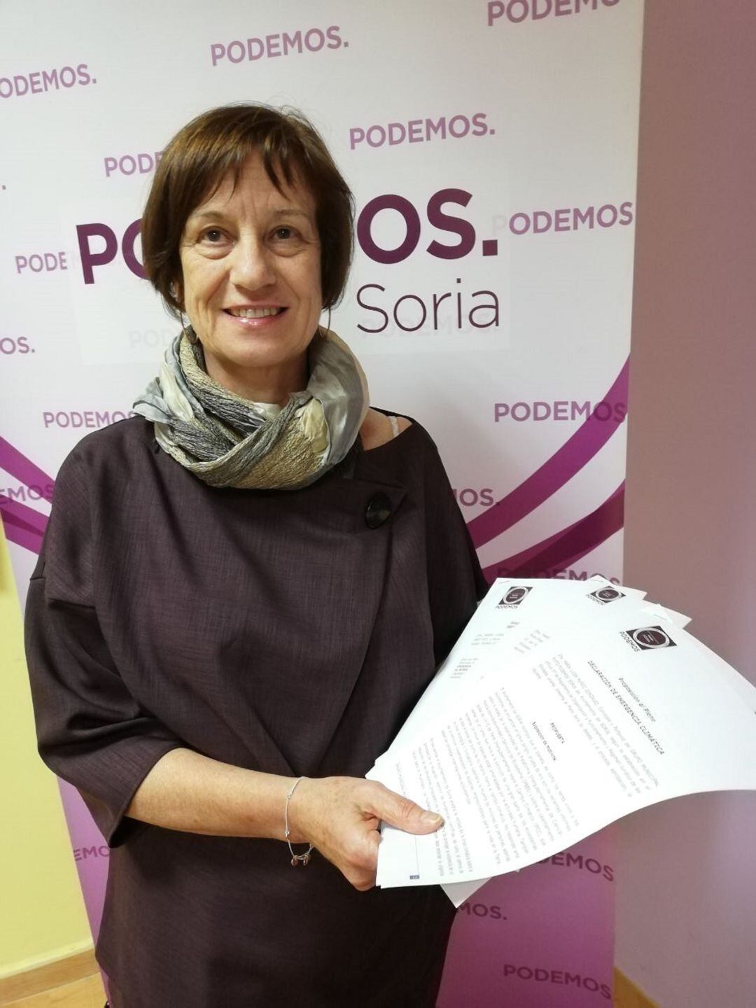 Marisa Muñoz, concejala de Podemos Soria.