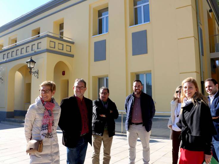 Imagen de archivo de una visita a las instalaciones del Centro de Día La Pineda de Castellón