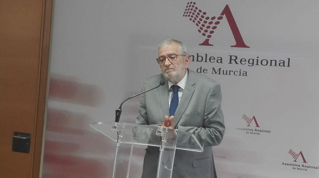 Alberto Castillo, presidente de la Asamblea Regional de Murcia