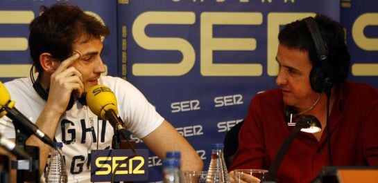 Iker Casillas, en una conversación con José Ramón de la Morena.