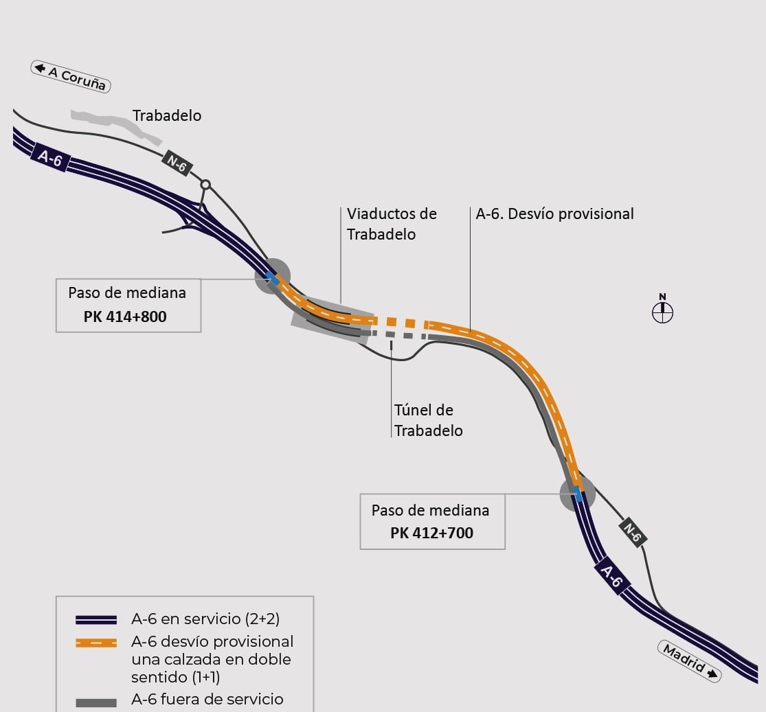 MApa de los cortes