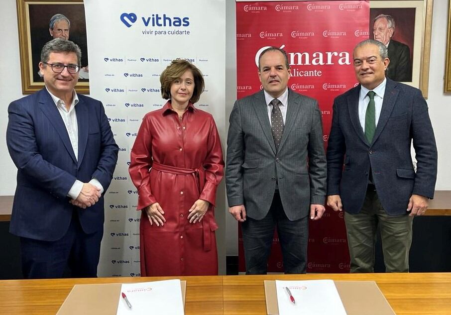 Los hospitales Vithas de Alicante se unen a la Cámara de Comercio como socios corporate