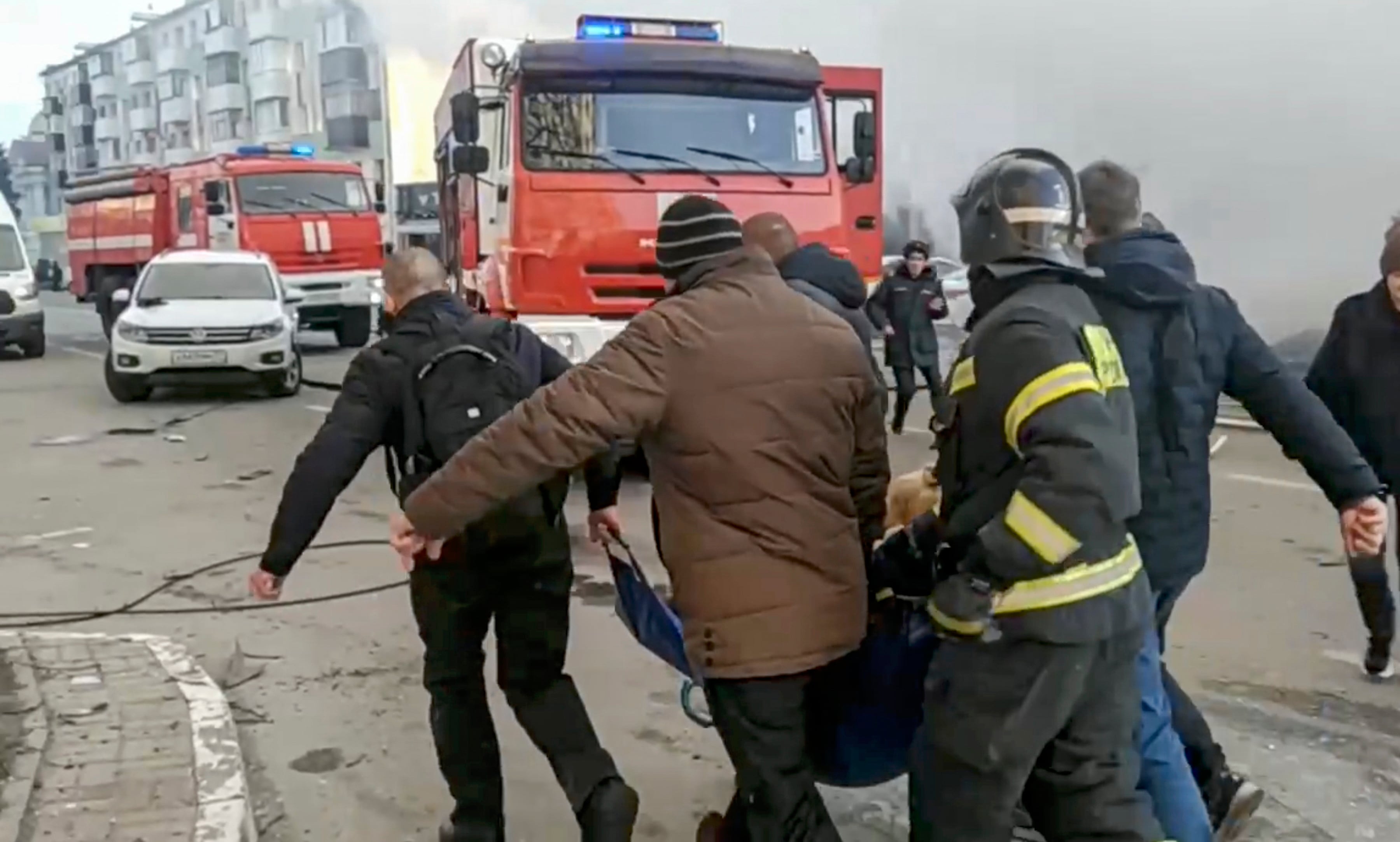 Al menos 14 muertos por un ataque ucraniano en la ciudad rusa de Bélgorod