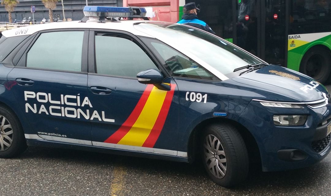 Un coche patrulla de la Policía Nacional.