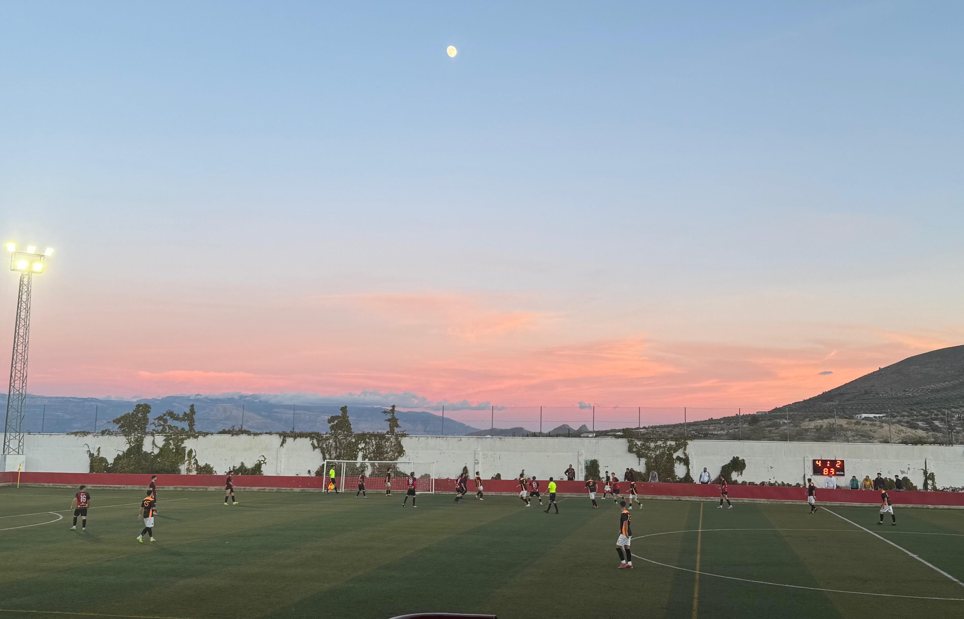 Una fase del encuentro, ya con el 4:2 en el marcador