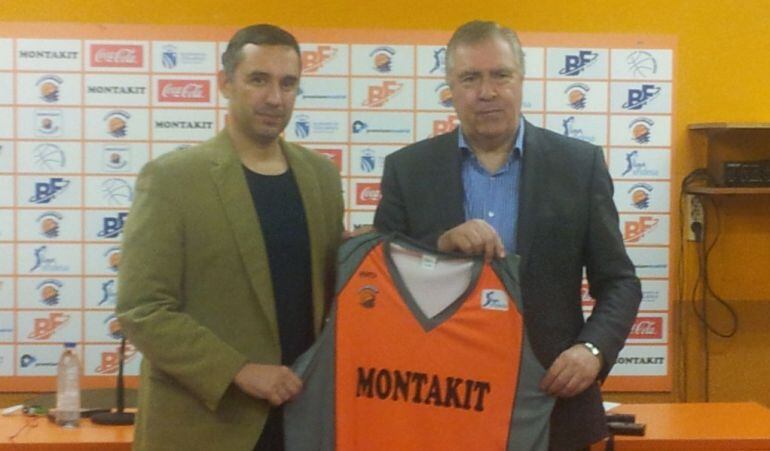 Cuspinera, junto al presidente josé Quintana