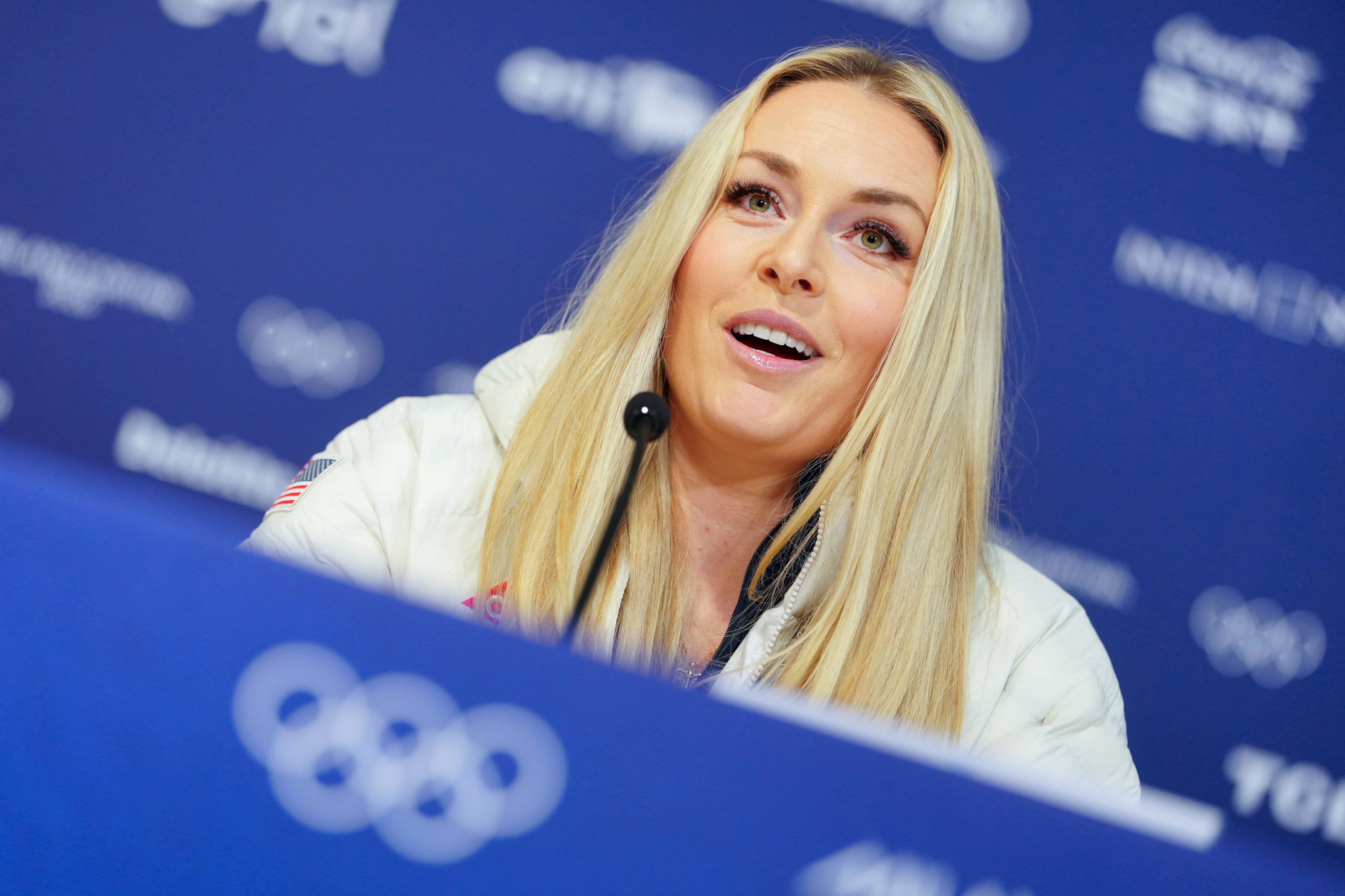Rueda de prensa de Lindsey Vonn antes de los JJOO de Milán-Cortina
